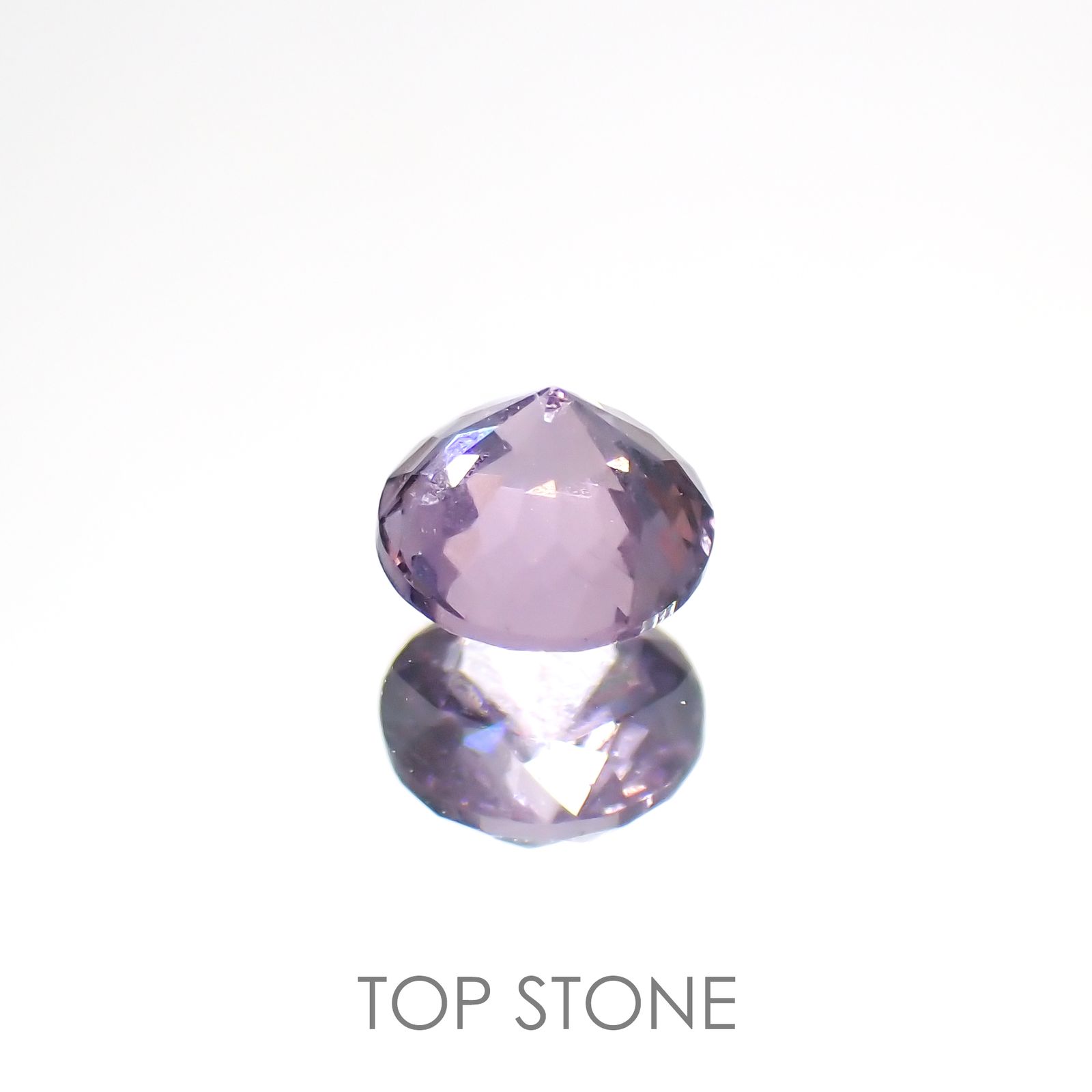 ラベンダーピンクスピネル(宝石名スピネル)ビルマ/マダガスカル産 0.33ct 識別済[220114551]4x4mm前後