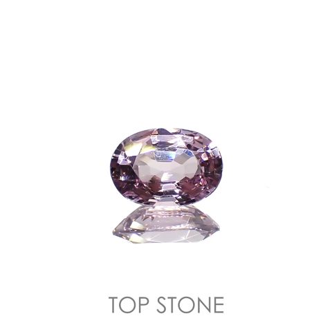 ラベンダーピンクスピネル(宝石名スピネル)ビルマ/マダガスカル産 0.83ct 識別済[220917592]7x5mm前後