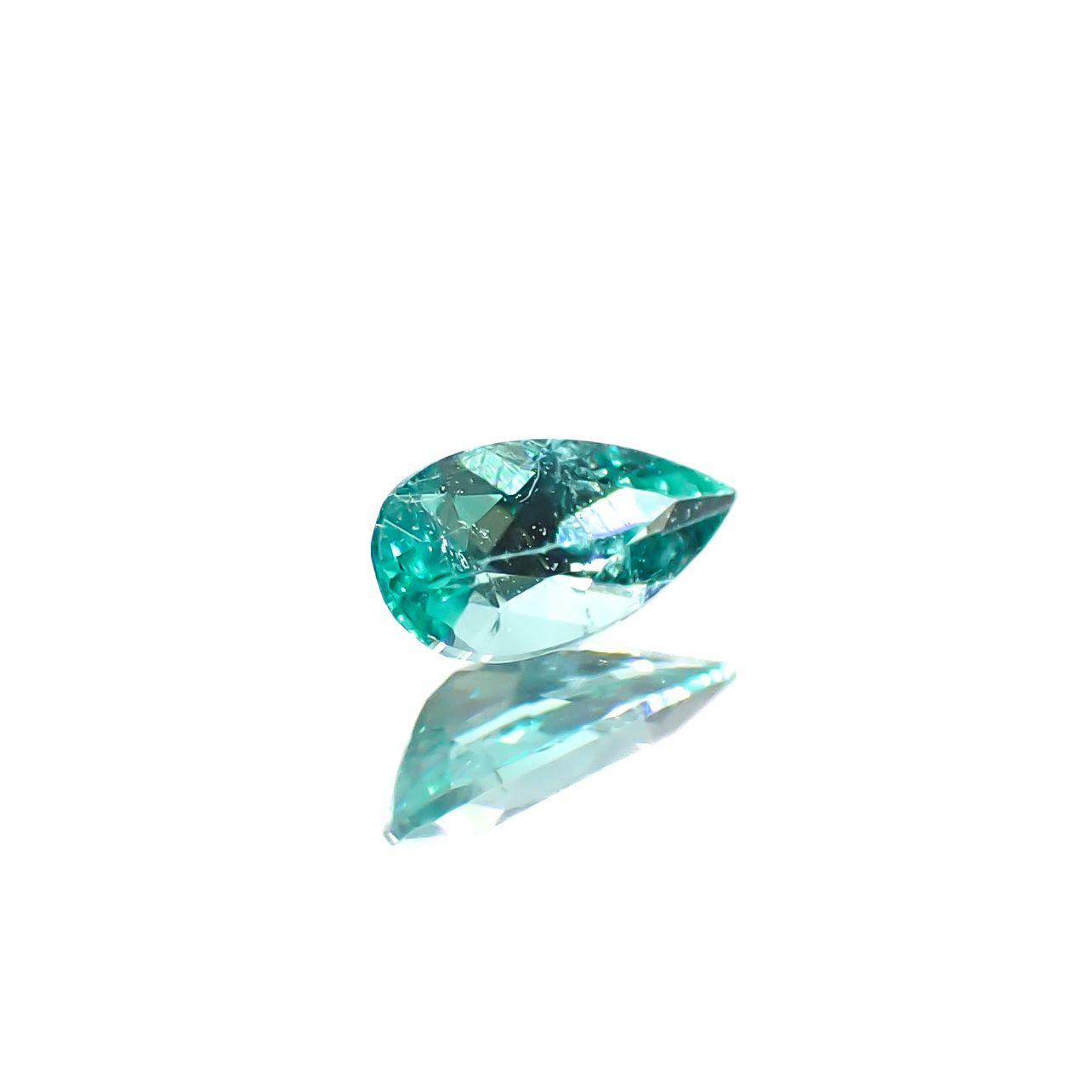 パライバトルマリン ブラジル・ムルング鉱山産 0.082ct[240928797]4.1x2.1mm前後
