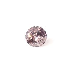 ピンクダイヤモンド(宝石名ダイアモンド I-1/FANCY LIGHT PINK) 0.081ct ソ付(CGL)[230120134]2.82x2.85mm前後