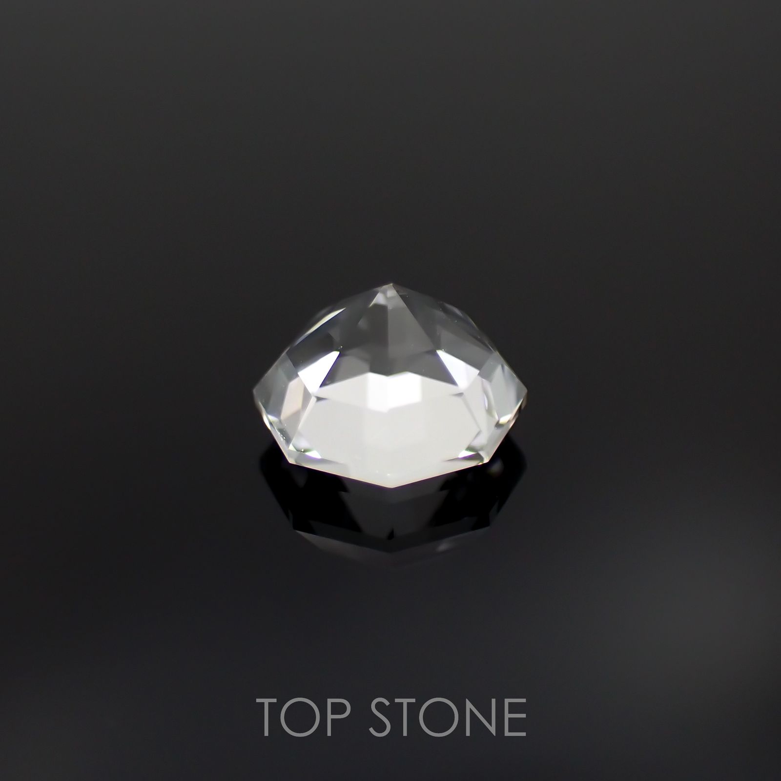 ◇オクタゴンカット◇レムリアンシードクリスタル(保証シール付き) ブラジル産 0.80ct[221018291]5.9x5.8mm前後