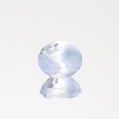 デュモルチェライトインクォーツ ブラジル産 1.38ct[231023581]7.6x6.5mm前後