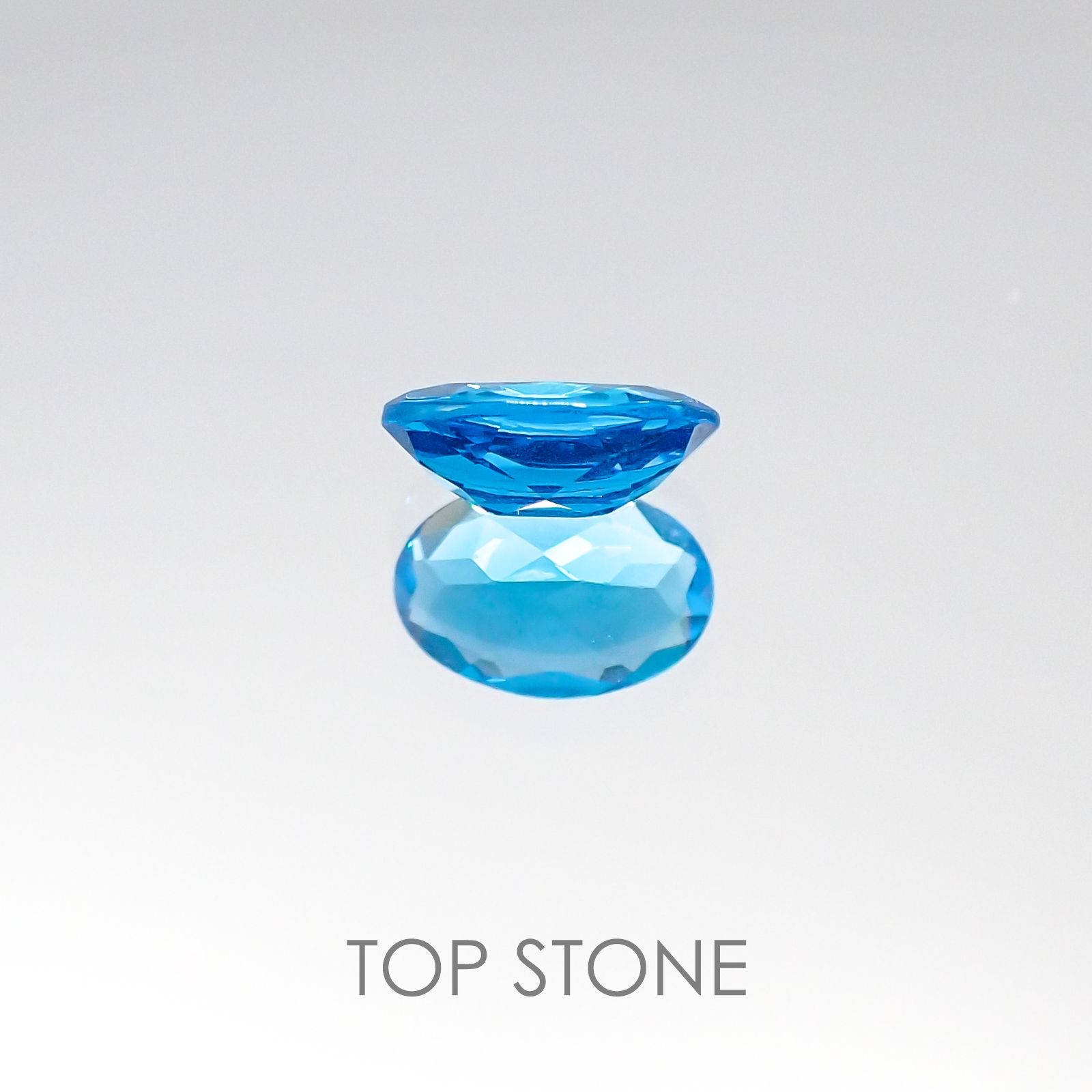 ネオンブルーアパタイト ブラジル産 ルース 0.4ct[20095969]6.1×4mm前後