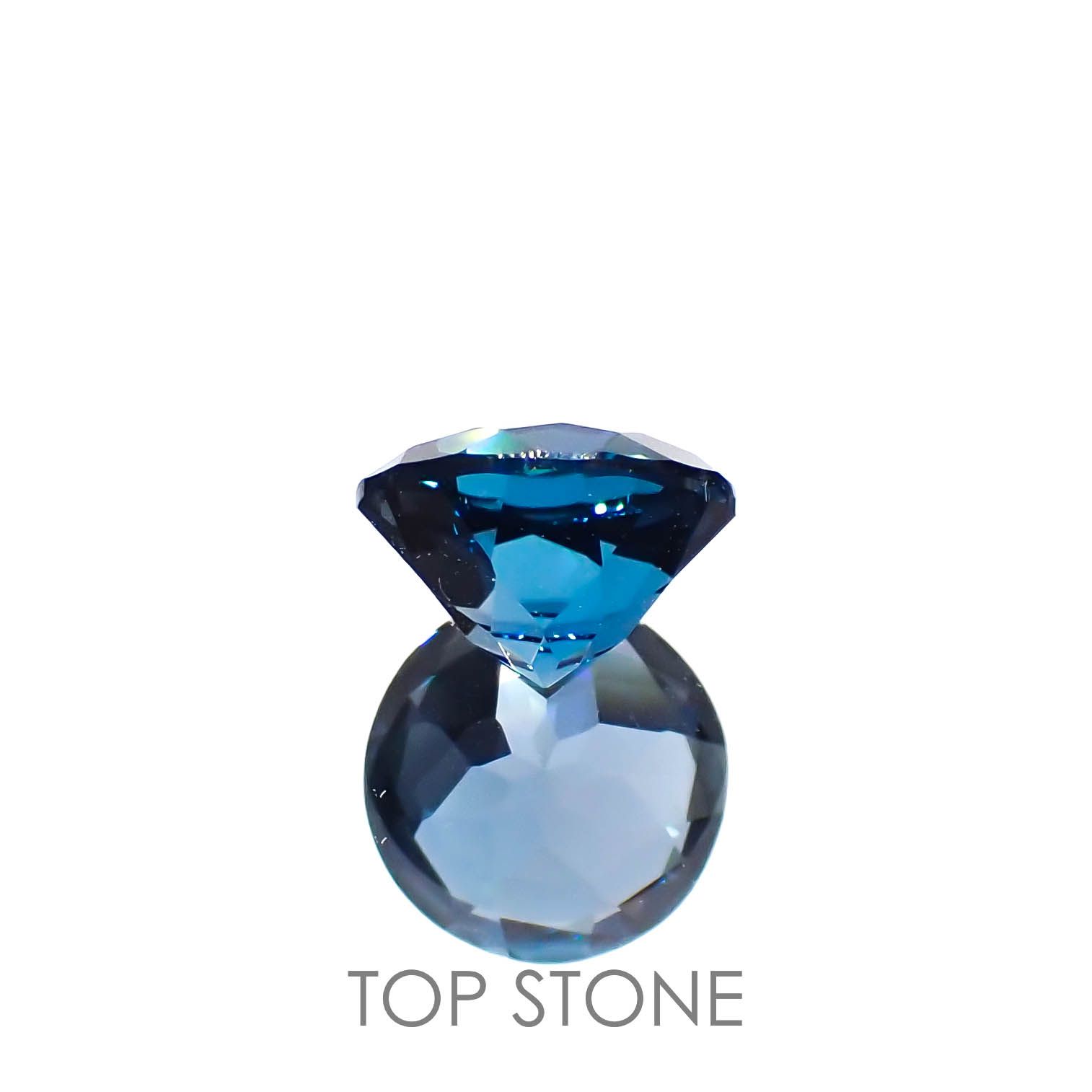 ロンドンブルートパーズ ブラジル産 1.58ct[221219295]7x7mm前後