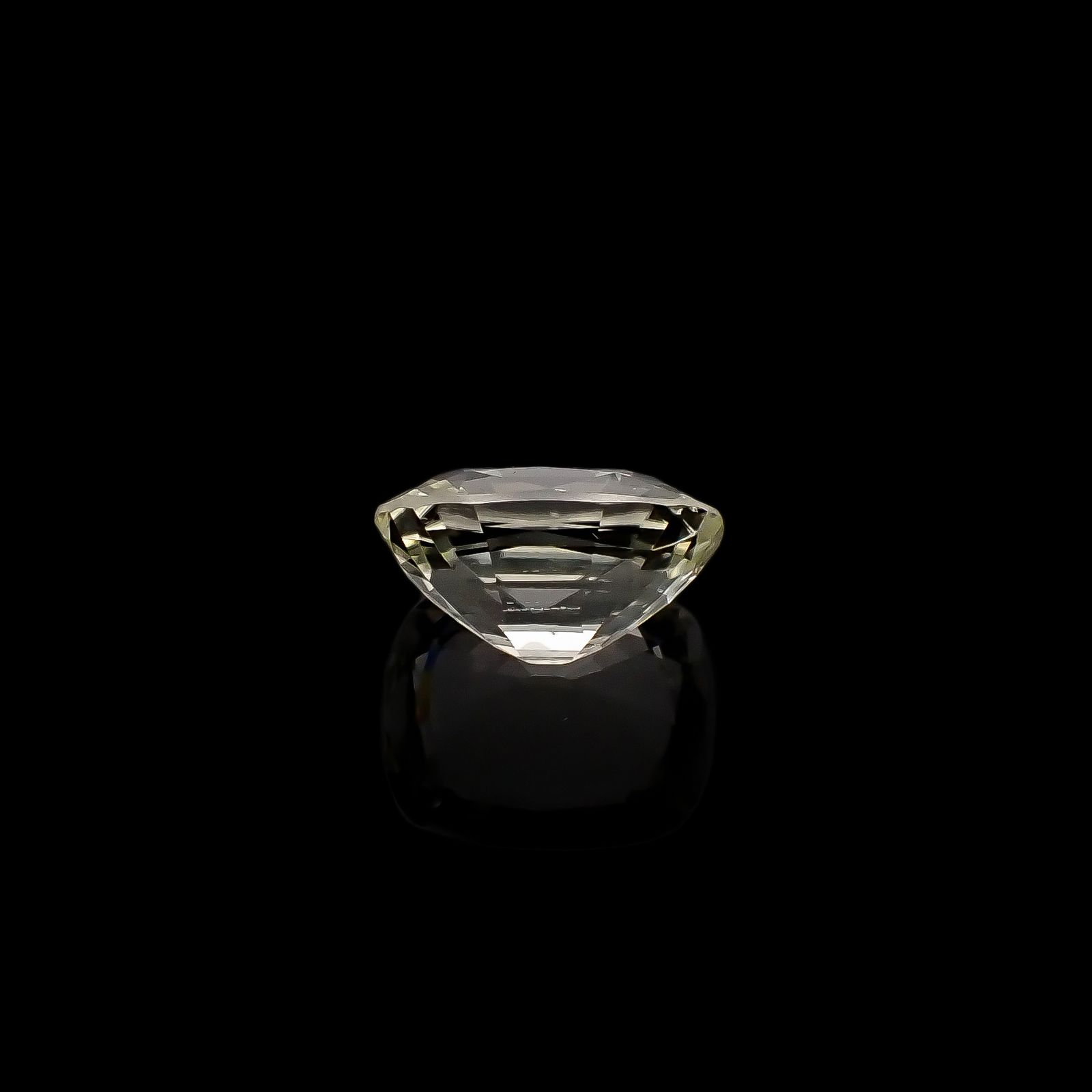 イエローダイオプサイド モゴック産 12.84ct[240527766]15.9x13.1mm前後