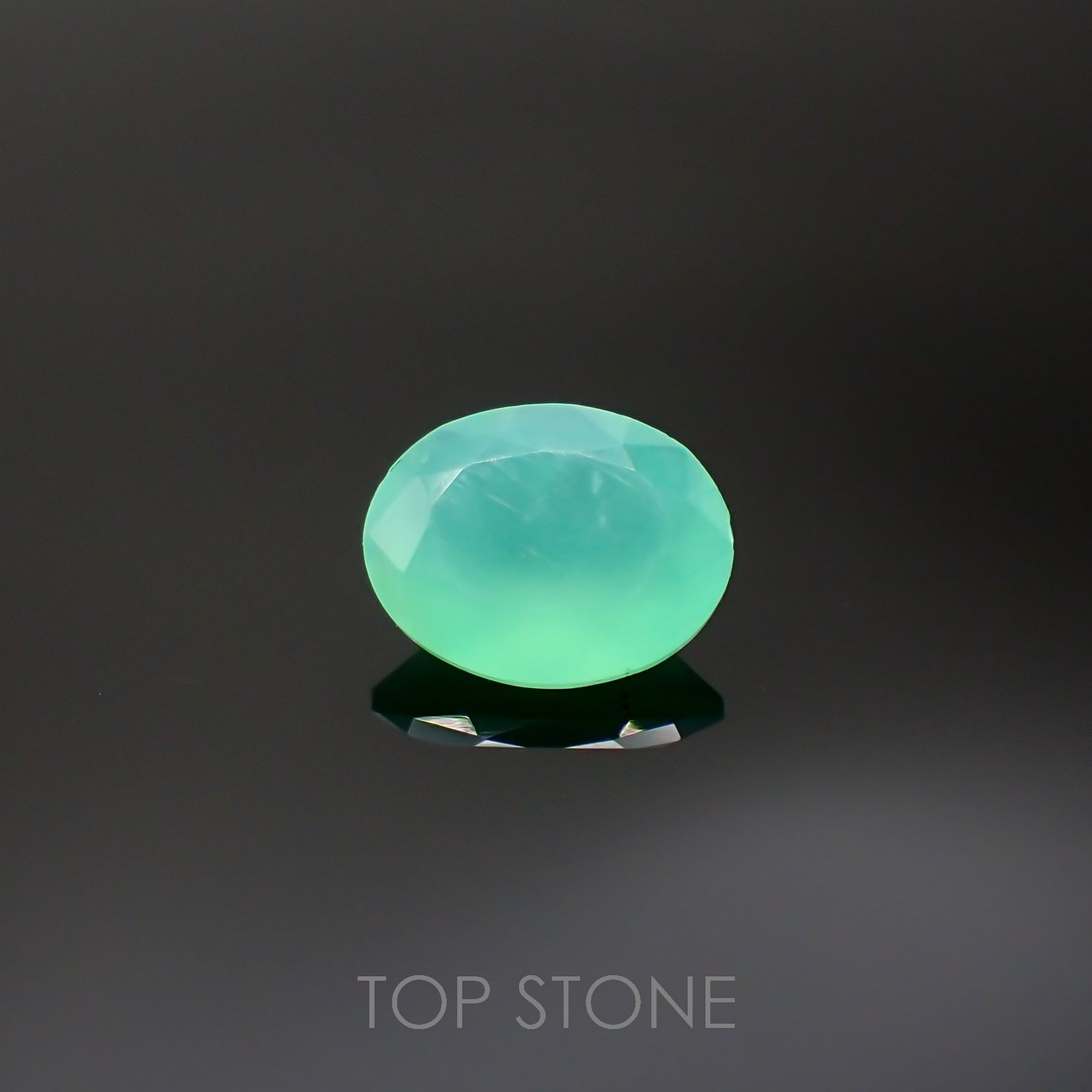 グリーンオパール 南アフリカ産 1.16ct[220717052]9x7.2mm前後