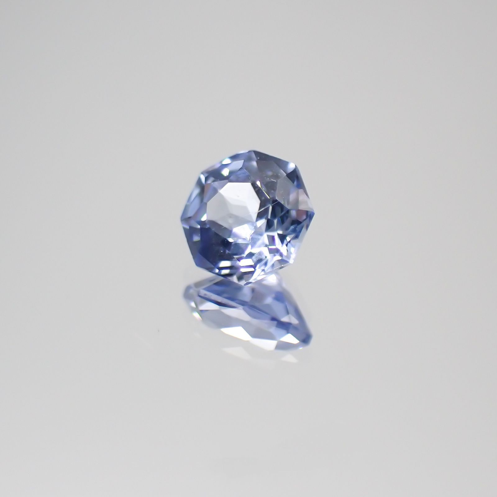 ◇オクタゴンカット◇サファイアSA(宝石名サファイア) マダガスカル産 0.38ct 識別済[210611058]4.1×4mm前後
