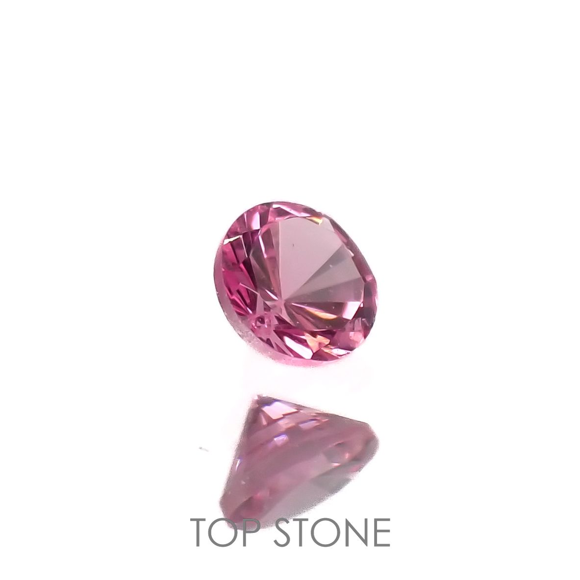 ホットピンクスピネル(宝石名ピンク・スピネル)タンザニア産 0.093ct 識別済[220616600]2.8x2.8mm前後
