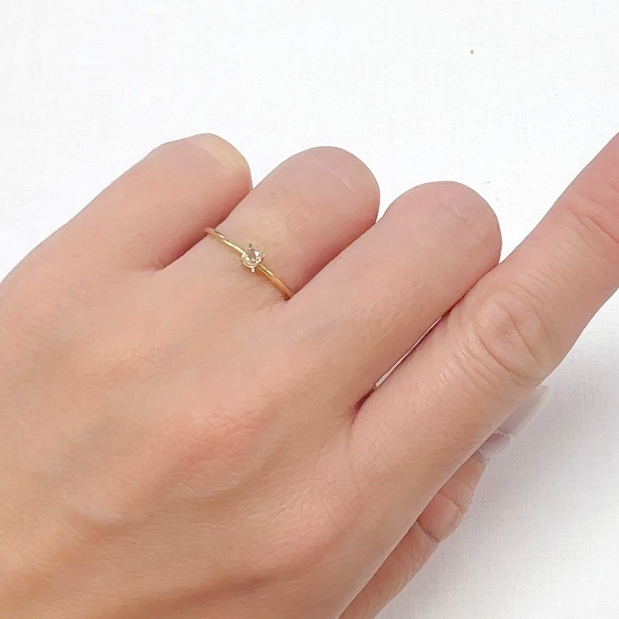 ◇ローズカット◇ダイヤモンド SI-VS/D-G 南アフリカ産 0.045ct [250326902]2.5x2.5mm前後