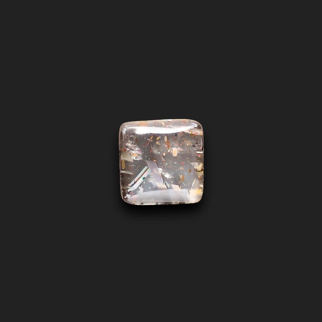 レインボーラティスサンストーン オーストラリア産 0.84ct[230321098]6.4x6.4mm前後