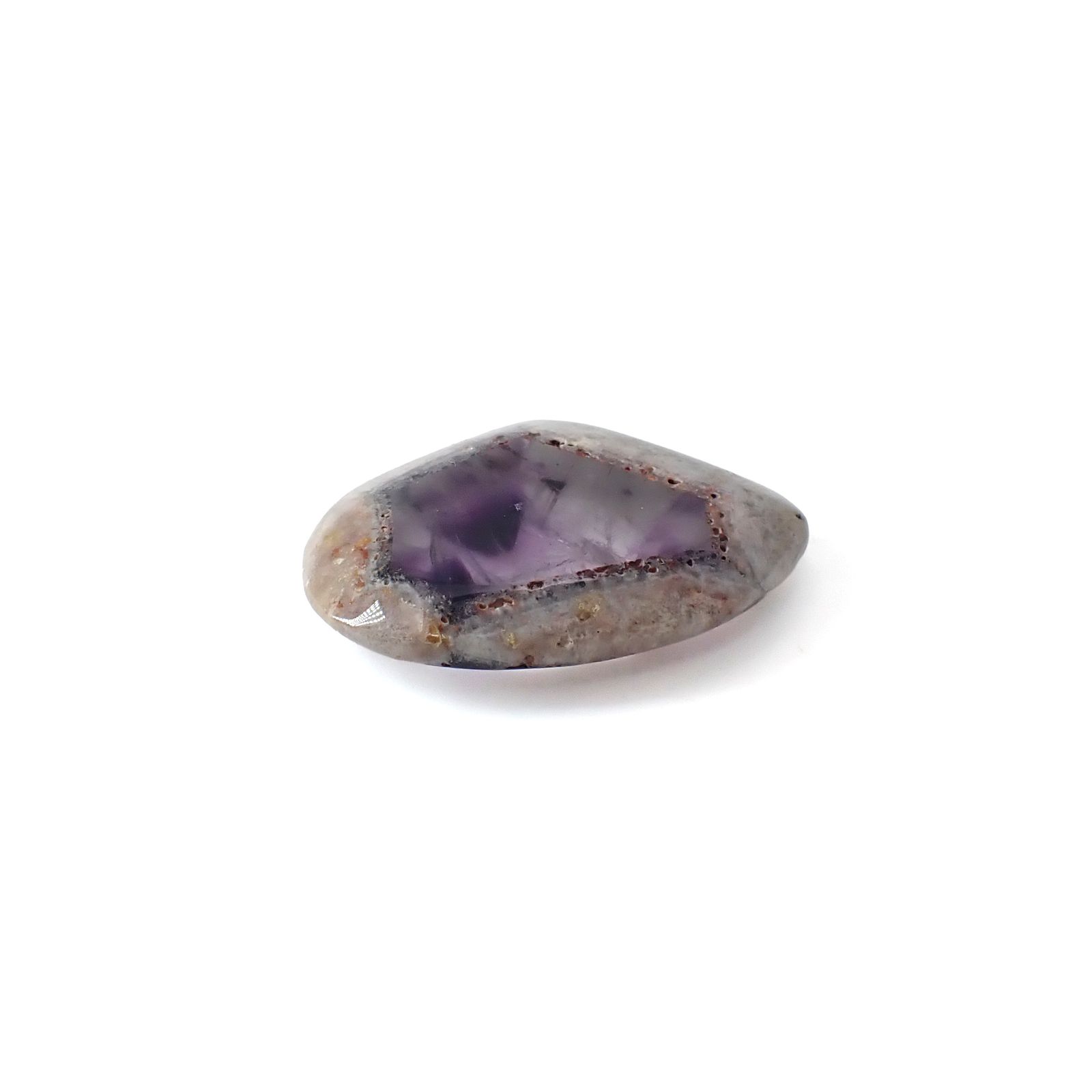 ◇フリーフォーム◇トラピッチェアメジスト 母岩付き ブラジル産 29.25ct [250730685]30.7x21.4mm前後
