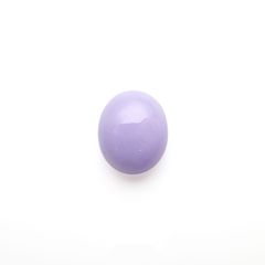 ラベンダー翡翠(宝石名ラベンダー・ジェダイト(翡翠))ビルマ産 5.514ct ソ付(彩珠)[221219580]11.5x9.6mm前後
