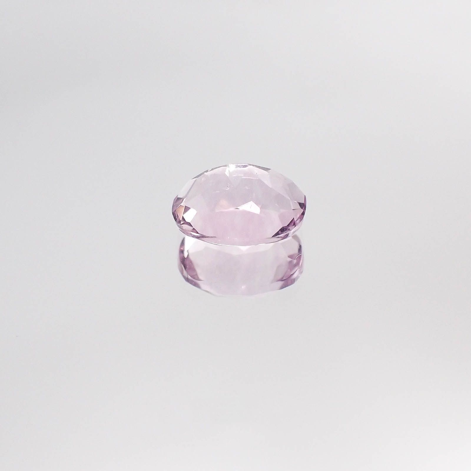 ピンクフローライト(宝石名ピンク・フルオライト)ブラジル産 1.57ct 識別済[231023888]7.8x6.2mm前後