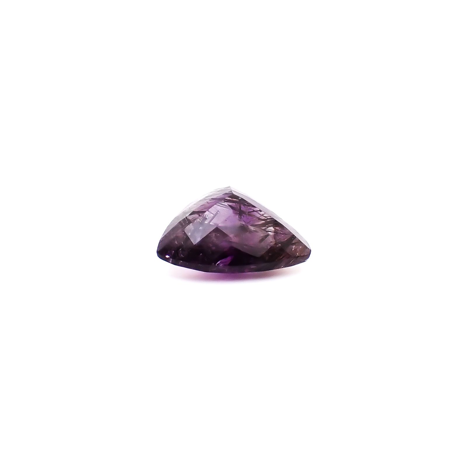 ◇チェッカーカット◇アメジストエレスチャル ブラジル産 6.33ct / 14x14.4mm前後 [260933032]
