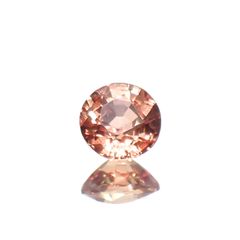 パパラチャサファイア(宝石名サファイア/別名パパラチャ・サファイア)スリランカ産 0.35ct GIA鑑付[230521932]4.06x4.13mm前後