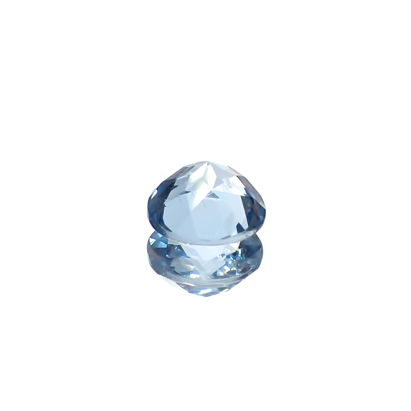 アクアマリン(宝石名アクアマリン)モザンビーク産 0.43ct 識別済[240226013]5x5mm前後