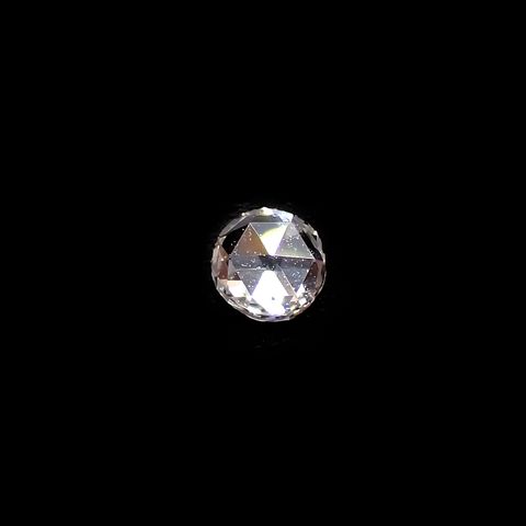 ◇ローズカット◇ダイヤモンド SI-VS/D-G(宝石名ダイアモンド) 0.059ct 識別済[250226346]2.5x2.4mm前後