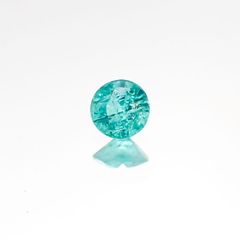 パライバトルマリン(宝石名トルマリン/別名パライバ・トルマリン) ブラジル・パライバ州バターリャ鉱山産 0.051ct 識別済[20096233]2.2×2.2mm前後