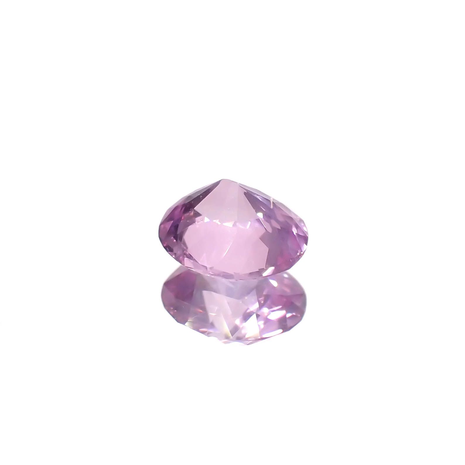 シルキーピンクサファイア 非加熱 ベトナム産 0.54ct[230722796]5.3x4.7mm前後