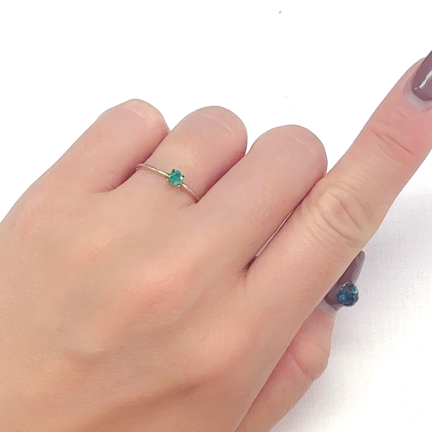 エメラルド コロンビア産 0.12ct[240627900]2.8x2.6mm前後