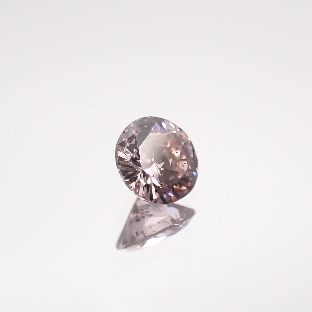 ピンクダイヤモンド I-1 / FANCY LIGHT PURPLISH PINK ソーティング付き 産 ルース 0.067ct[210711782]2.6×2.7mm前後
