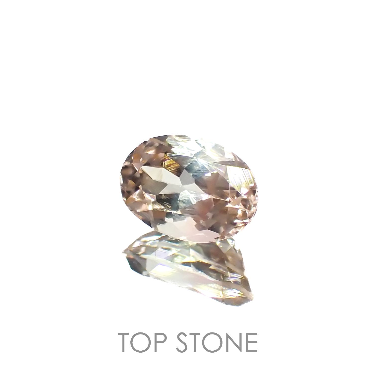 バイカラートルマリン(宝石名トルマリン)ブラジル産 0.88ct 識別済[221219557]7.3x5mm前後