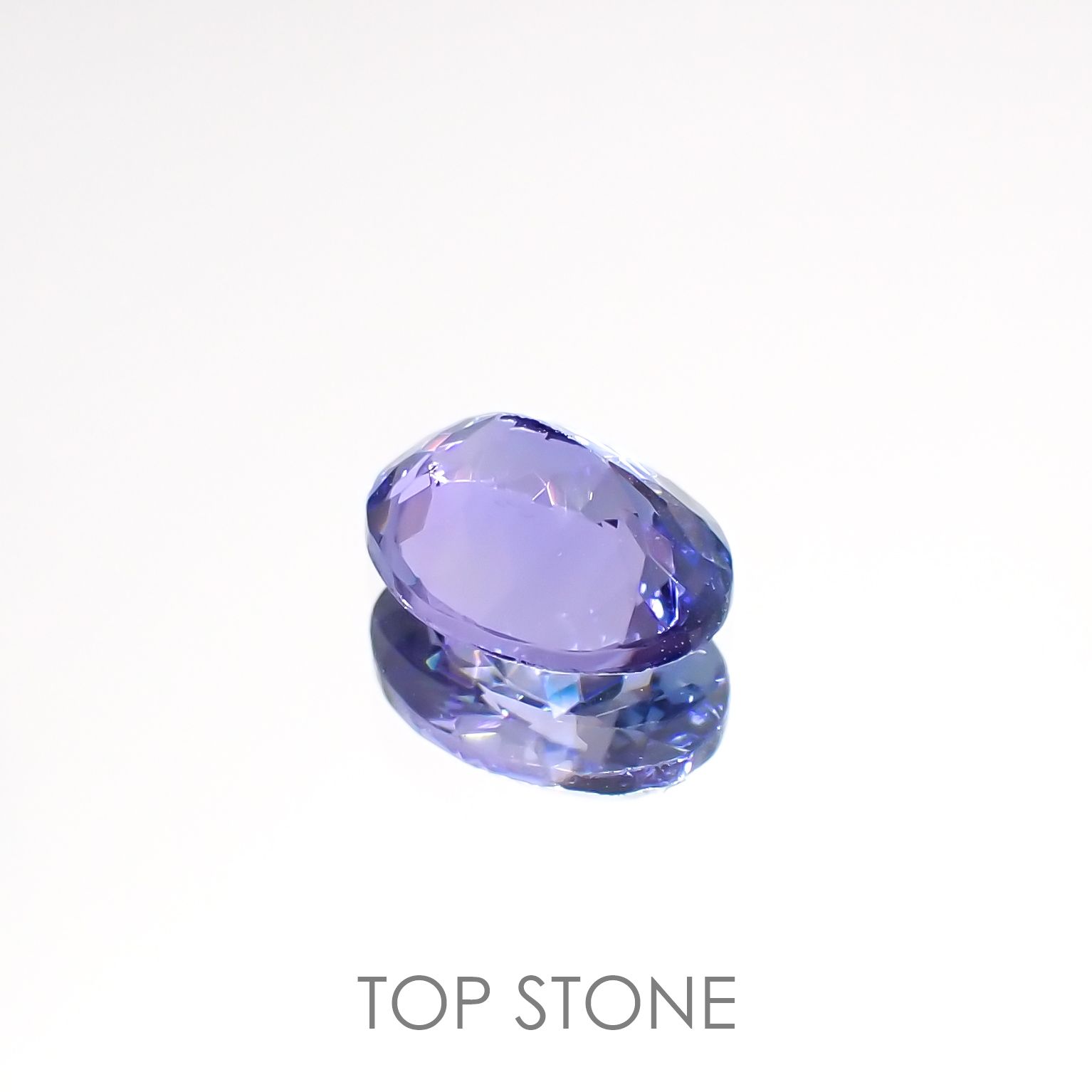 バイカラータンザナイト(宝石名ゾイサイト)タンザニア産 1.28ct 識別済[220515895]8x6mm前後