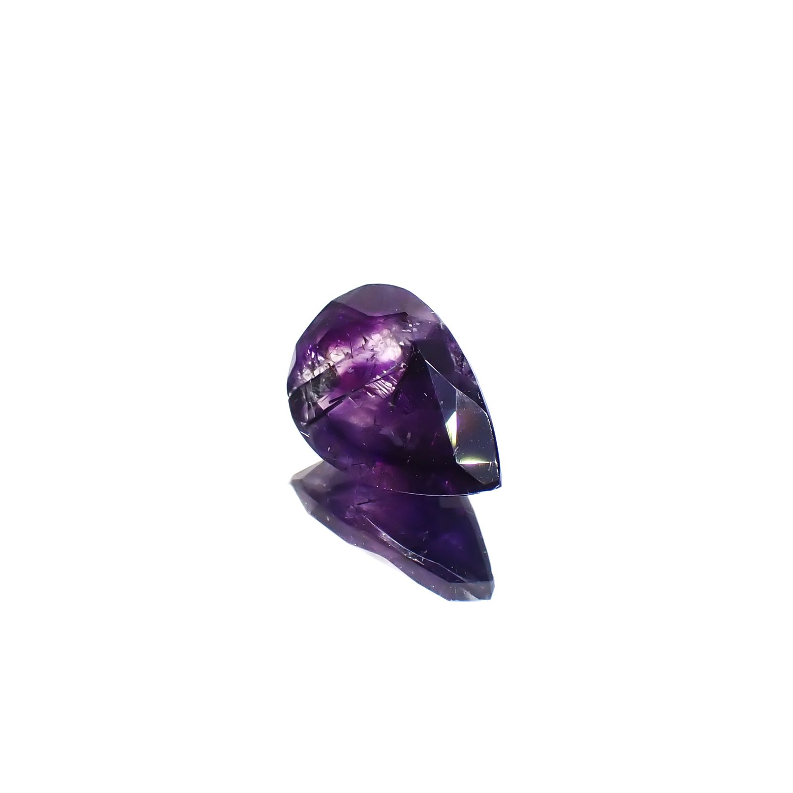 アメジストエレスチャル ナイジェリア産 2.96ct[240928874]12.3x8.1mm前後