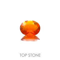 ファイヤーオパール メキシコ産 1.02ct[221018351]8.8x7.1mm前後