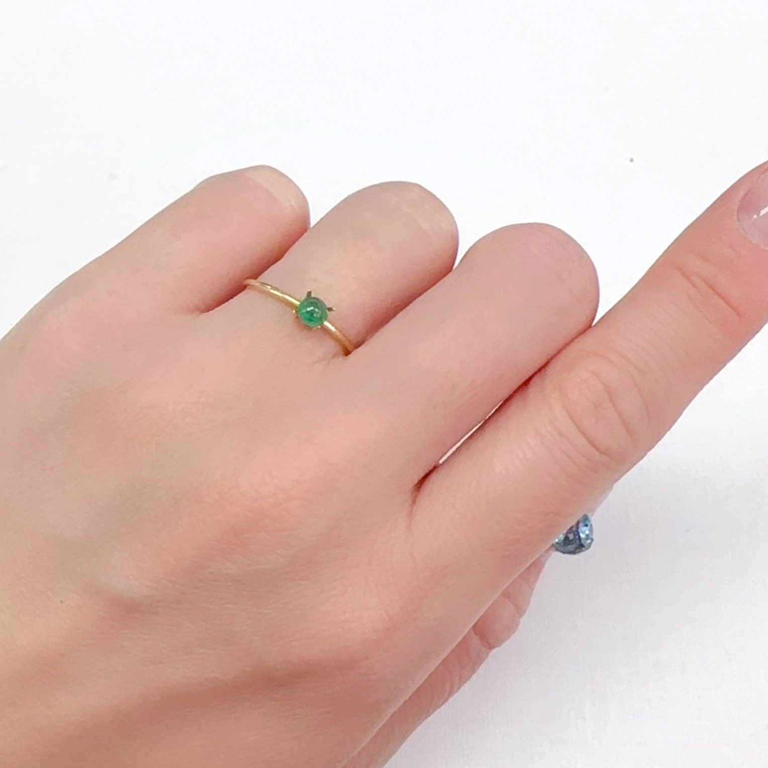 エメラルド コロンビア産 0.23ct[240326508]3.9x3.9mm前後