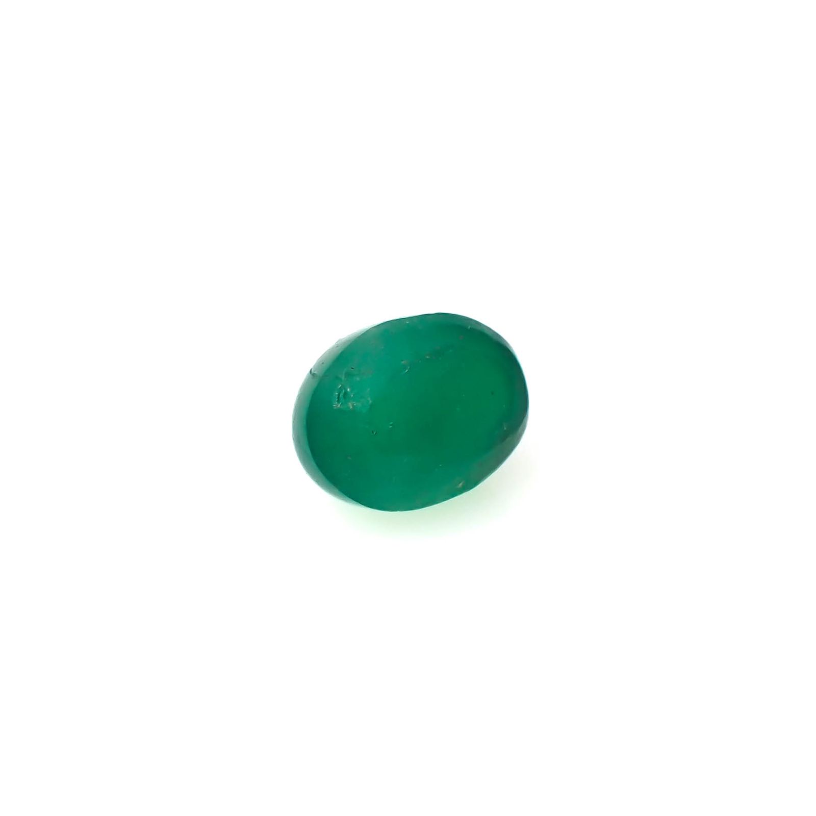エメラルドキャッツアイ コロンビア産 1.37ct[240427226]7.2x5.2mm前後
