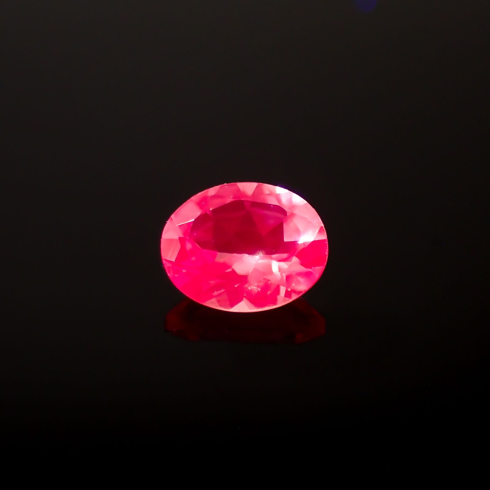 シルキーピンクスピネル タンザニア産 0.38ct[230421569]4.9x3.9mm前後