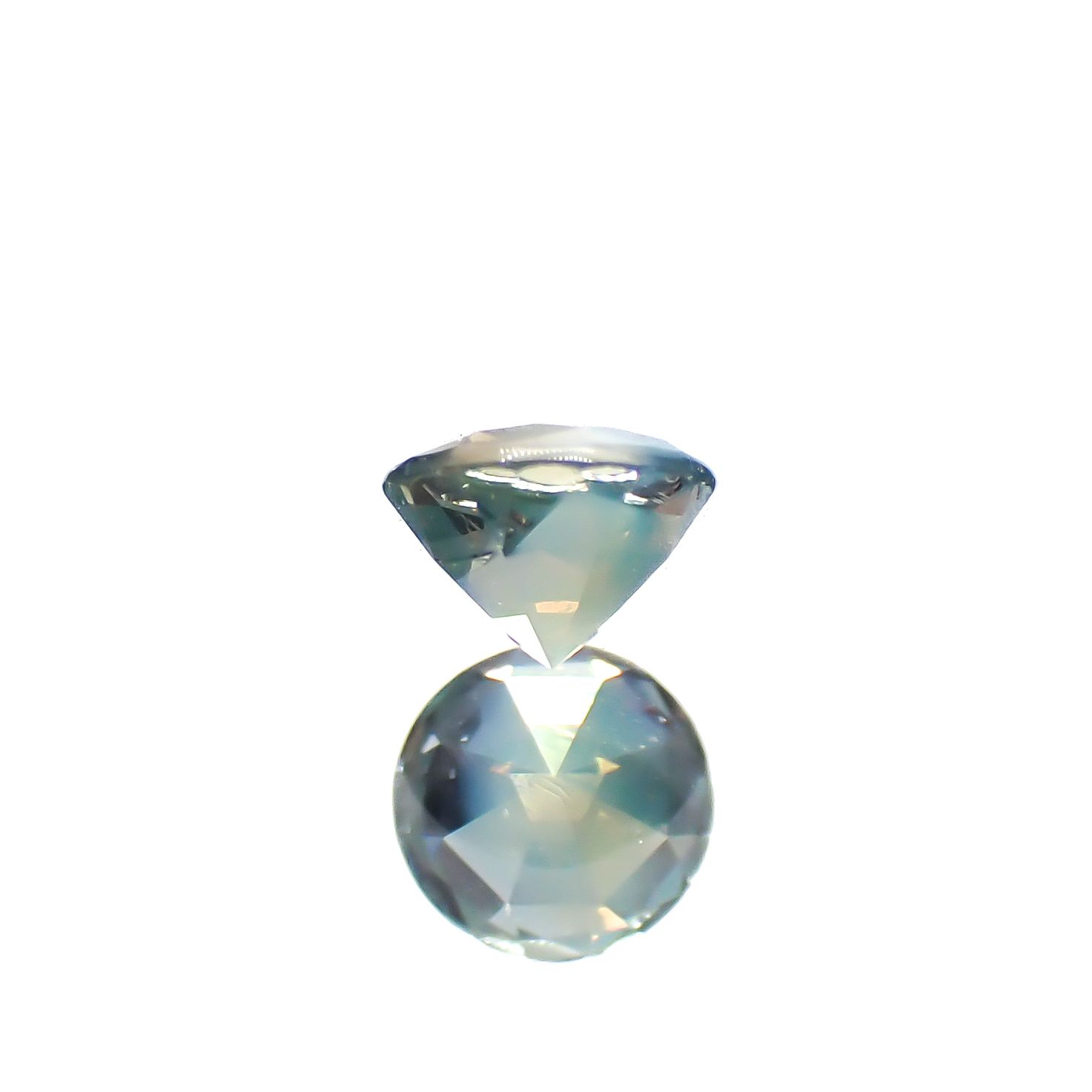 シルキーアレキサンドライト ブラジル・ミナスジェライス州ヘマチタ鉱山産 0.11ct [241129510]2.8x2.8mm前後