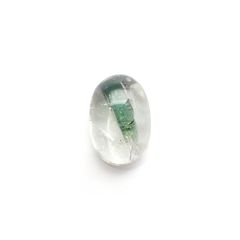 グリーントルマリンインクォーツ ブラジル・ミナスジェライス州産 20.73ct / 20.5x13.7mm前後 [221018309]