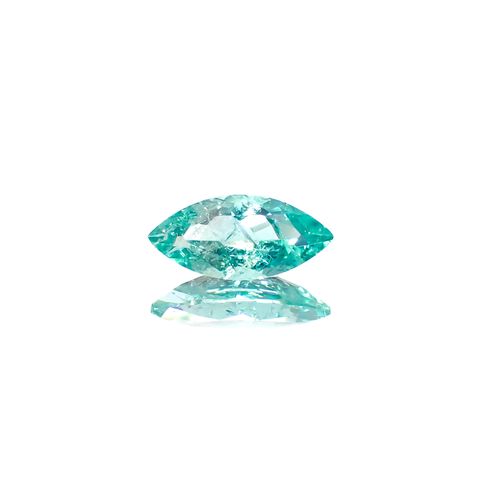 パライバトルマリン(宝石名トルマリン/別名パライバ・トルマリン)ブラジル・キントス鉱山産 0.41ct 識別済[240928720]8x3.7mm前後