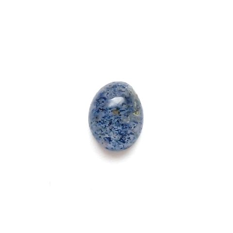 ラズライトインクォーツ(宝石名ラズライト イン クォーツ)アフガニスタン産 1.38ct 識別済[240125853]7.9x6.1mm前後