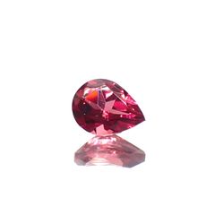 レッドスピネル(宝石名スピネル)タンザニア産 0.20ct 識別済[230522107]4.1x3.1mm前後