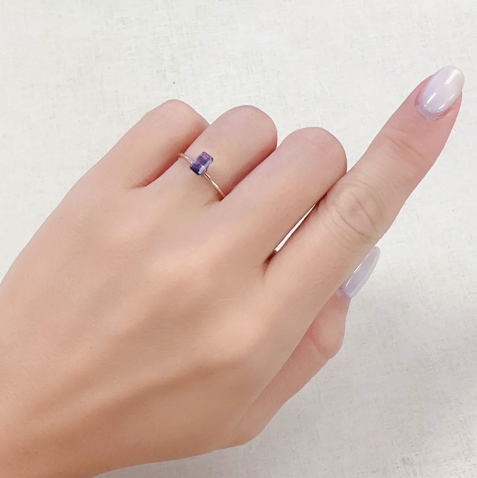 ウィンザーサファイア 非加熱 タンザニア・ウィンザー産 0.57ct[230722841]5.5x3.4mm前後