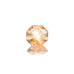 ◇オクタゴンカット◇イリュージョンサンストーン タンザニア産 0.88ct / 6.5x6.4mm前後 [230320950]