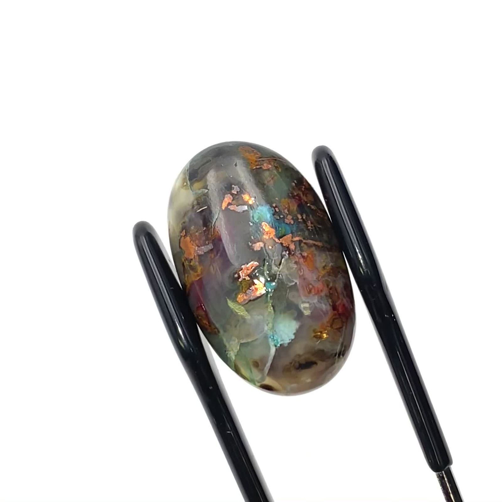 コッパークリソコラインカルセドニー インドネシア産 18.65ct / 21.7