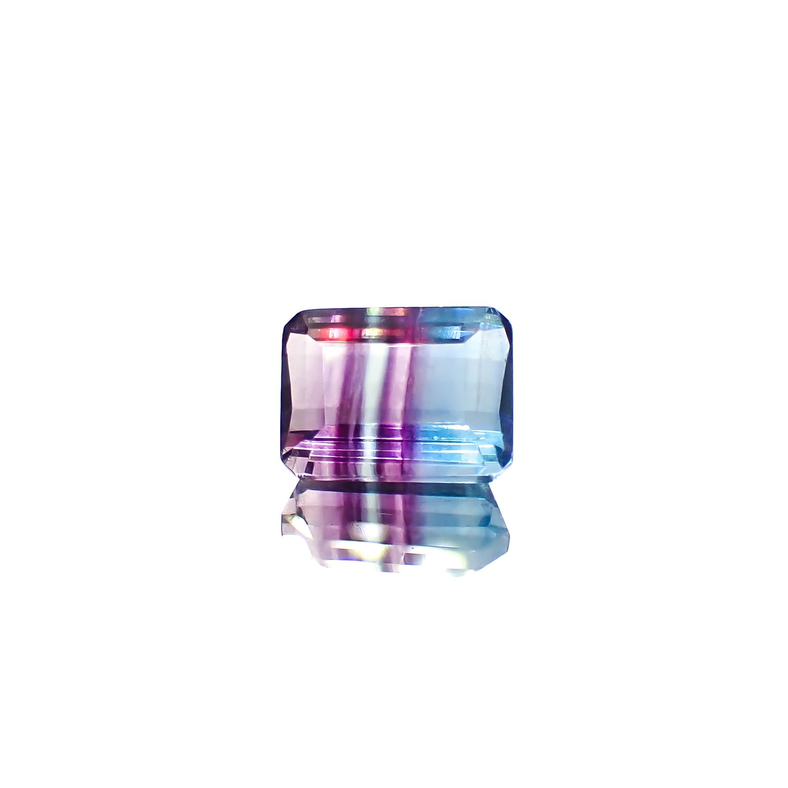 パーティカラーフローライト フルオレッセンス ブラジル産 3.01ct[240828640]9x7mm前後