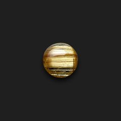ルチルクオーツキャッツアイ ブラジル産 2.60ct[240427340]7.8x7.8mm前後