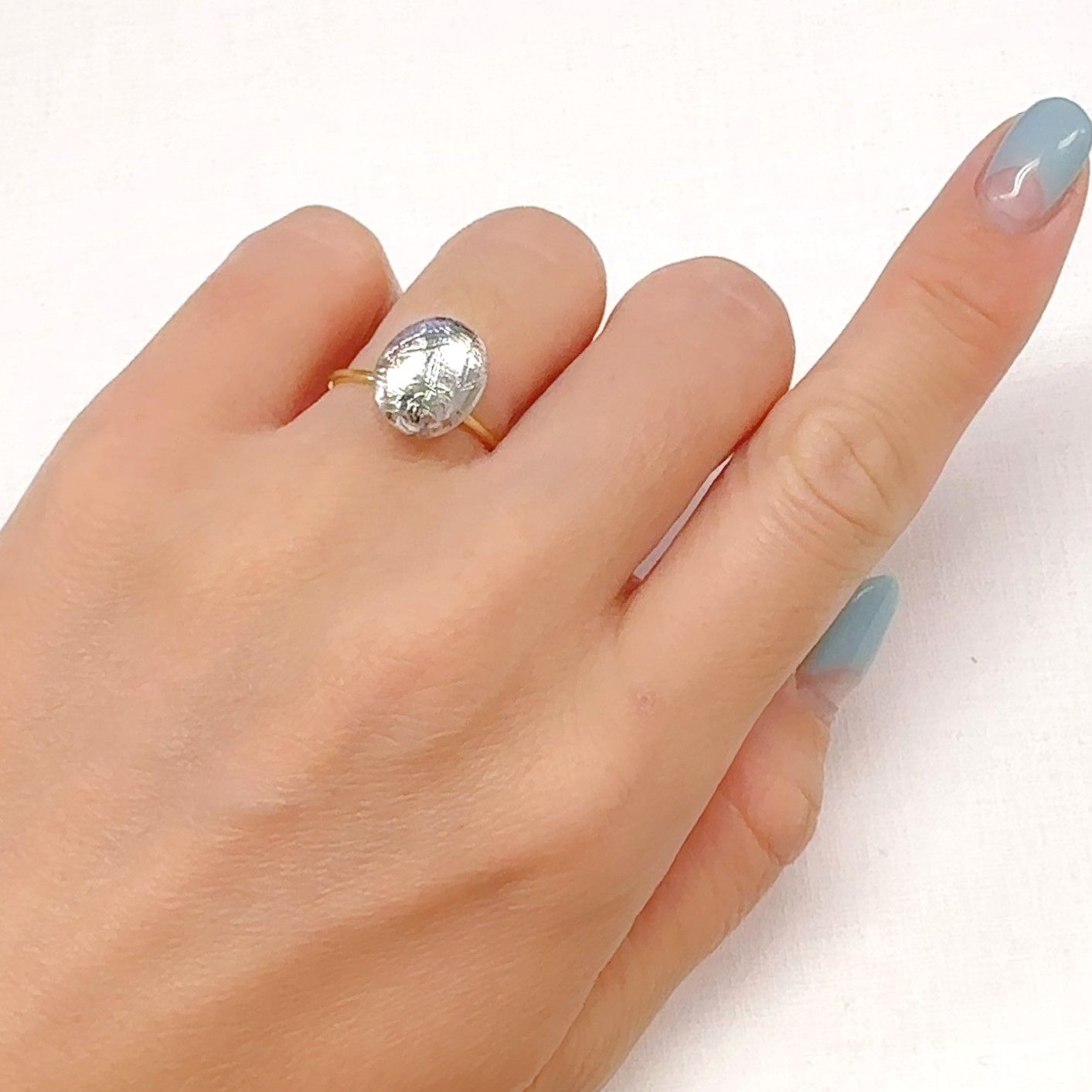ムオニナルスタ隕石 発見地:スウェーデン 7.24ct[240125760]11.8x9.8mm前後