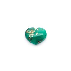 パイライトインエメラルド(宝石名パイライトインエメラルド) コロンビア・チボール鉱山産 2.122ct 彩珠鑑付[210711511]9×11.3mm前後