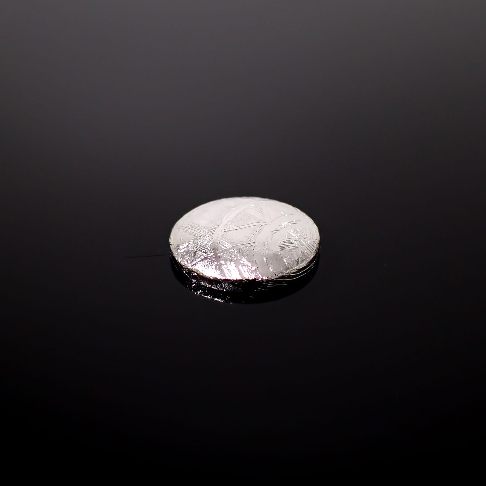 ムオニナルスタ隕石 発見地:スウェーデン 17.50ct[240125746]15.4x15.4mm前後