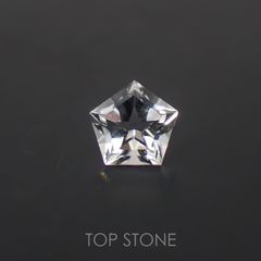<ランダムセレクト1個販売> ◇ペンタゴンカット◇水晶SA(宝石名ロック・クリスタル) ブラジル産 0.24ct前後 識別済[210310181]4×4.2mm前後