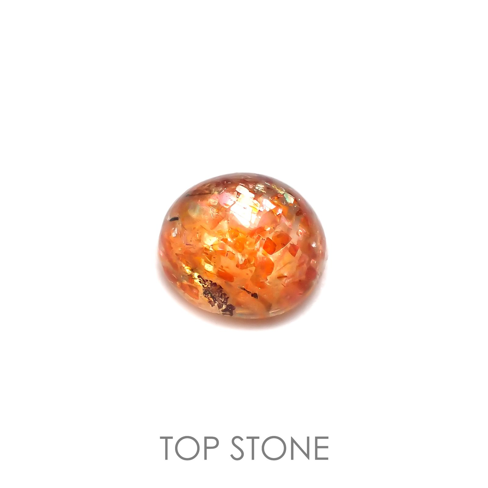 イリュージョンサンストーン タンザニア産 ルース 1.22ct[210812310]7×7mm前後