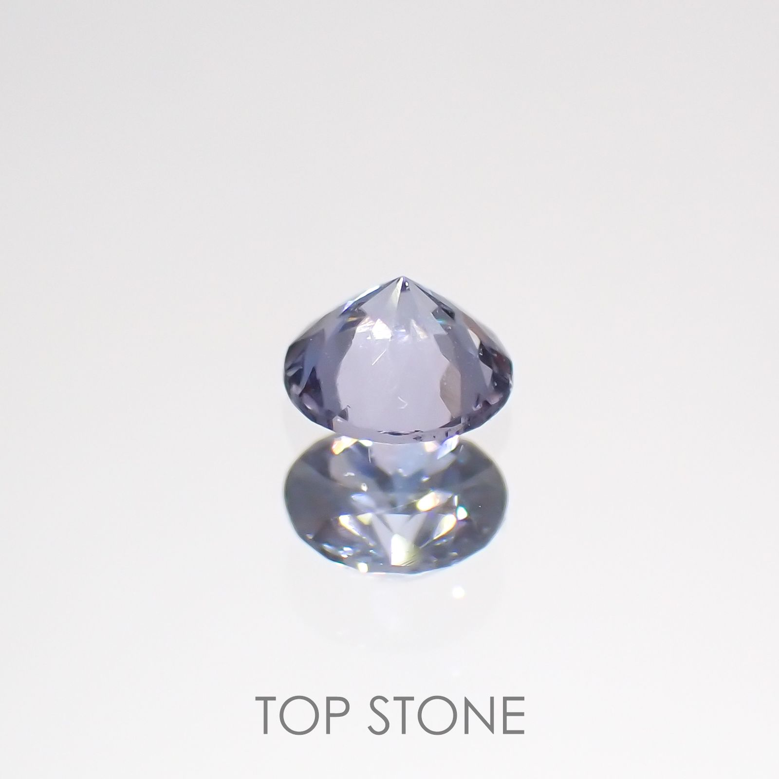 バイオレットスピネル(宝石名スピネル)ビルマ/マダガスカル産 0.22ct 識別済[220114561]3.7x3.7mm前後