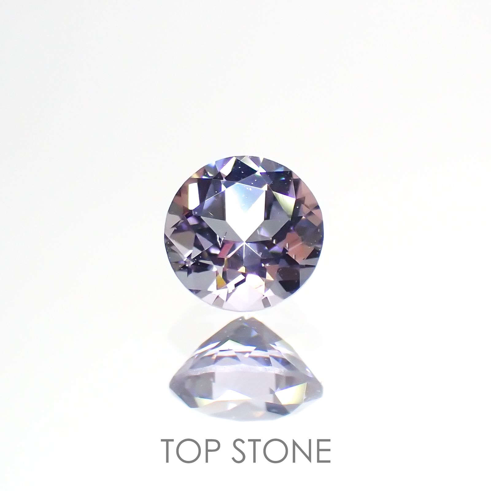 マリアライト(宝石名パープル・スキャポライト) スリランカ産 0.19ct 識別済[21049565]4×4mm前後