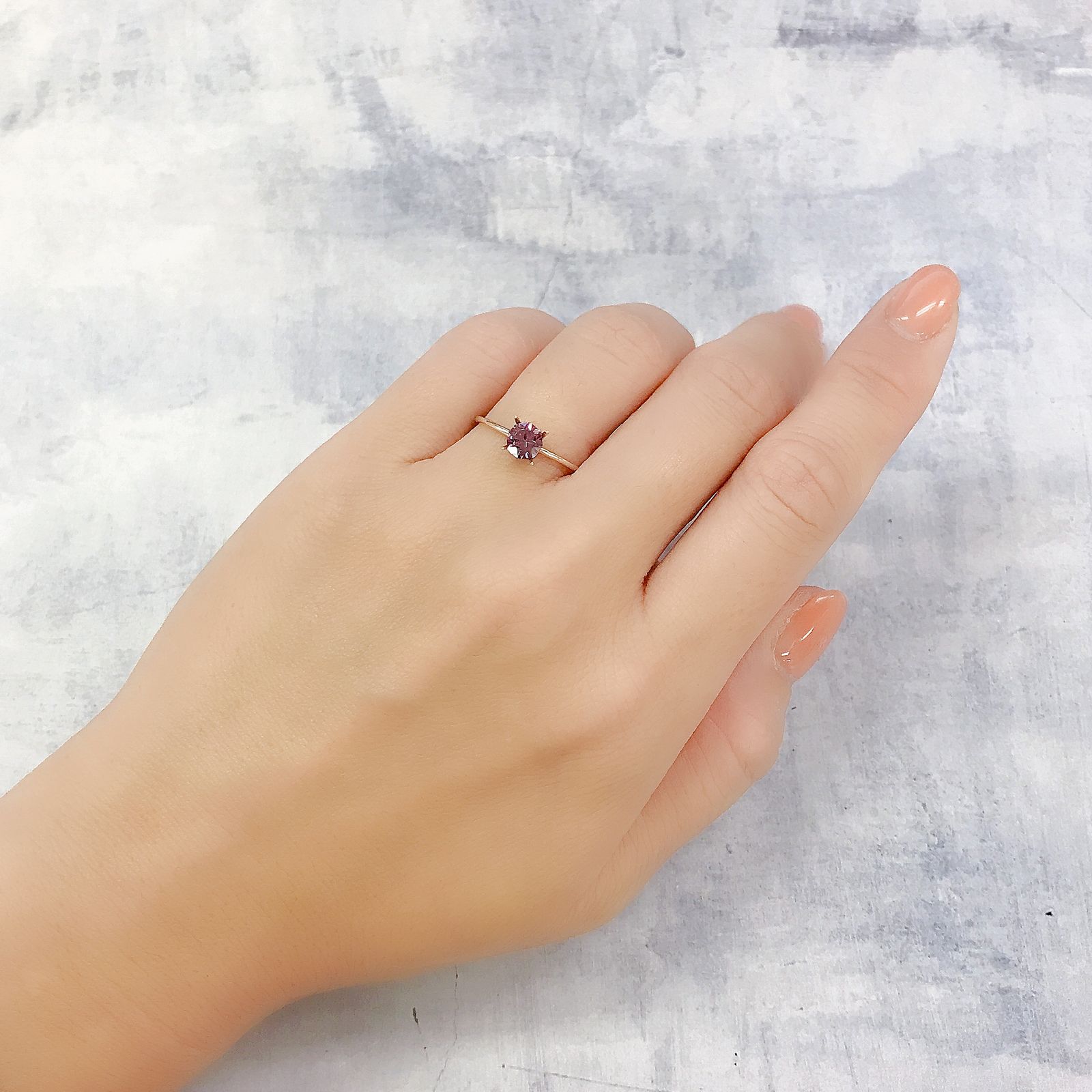 ◇オクタゴンカット◇カラーシフト マラヤガーネット(宝石名ガーネット)タンザニア産 0.61ct 識別済[220817567]5.1x5mm前後